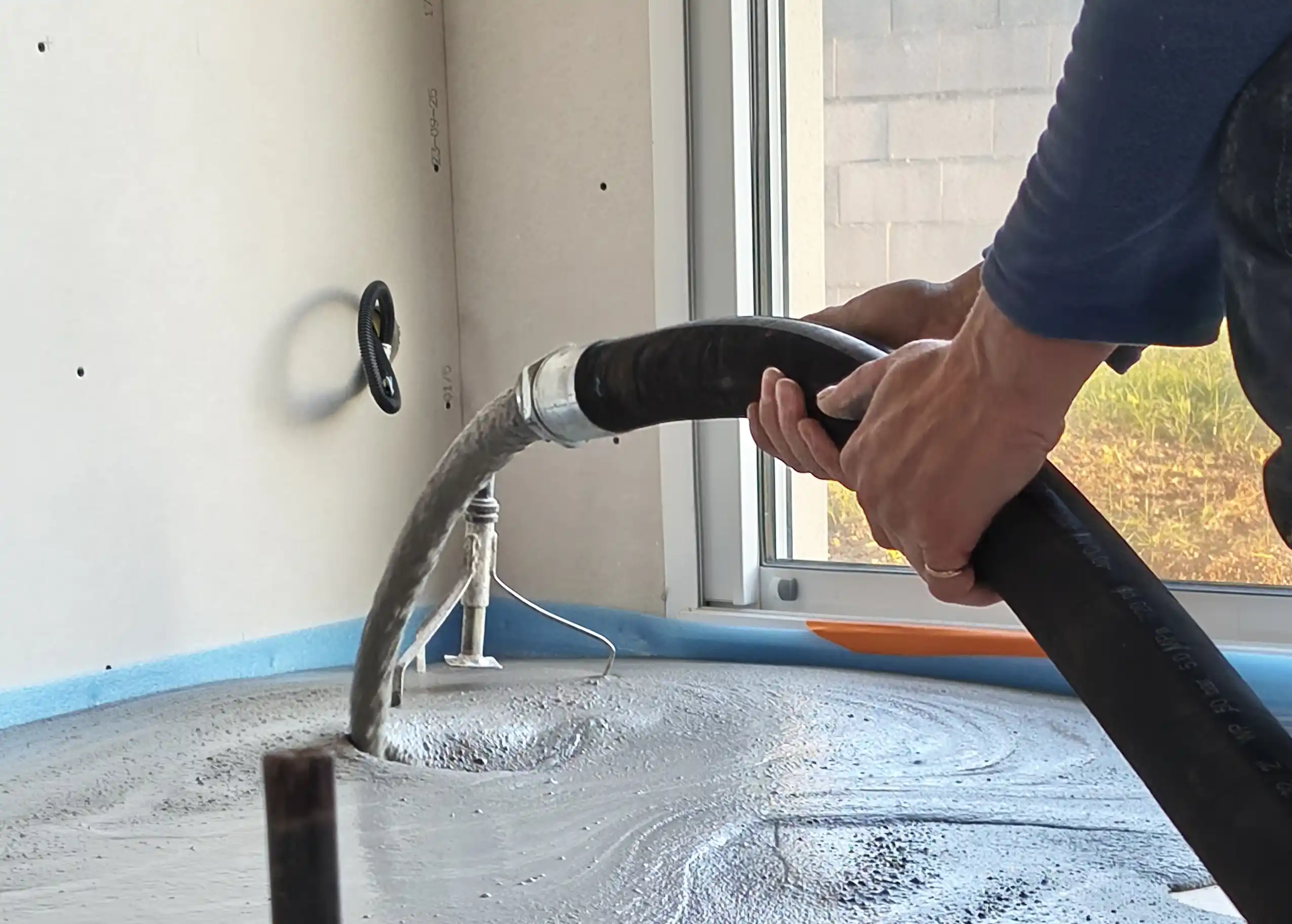 3-Coulage d'une chape avec le module Octopus